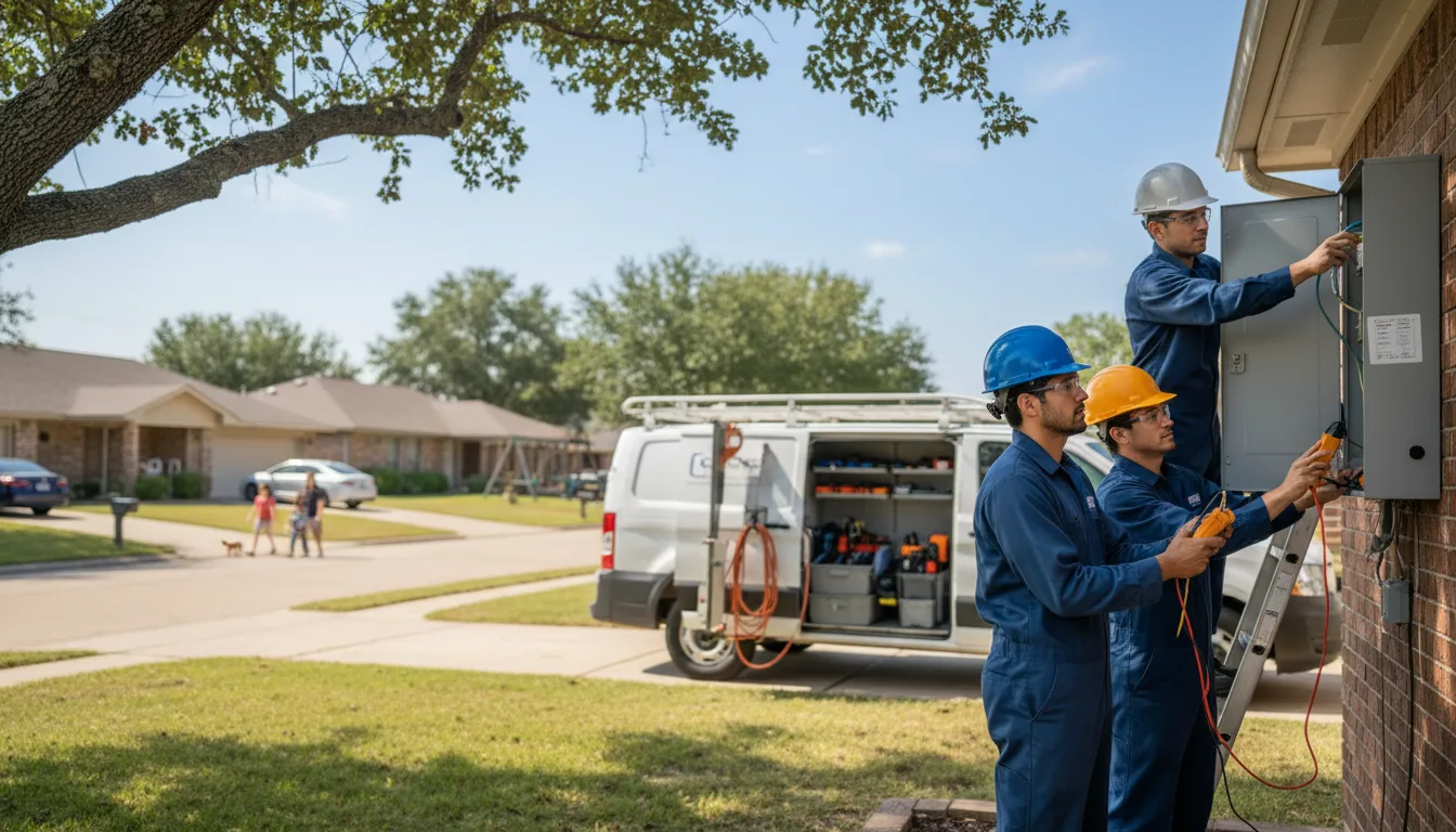 Certified electrician providing emergency electrical services in Warba, MN